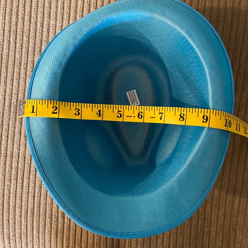 New Without Tags Party Hats Turquoise Colored - Picture 4 of 6